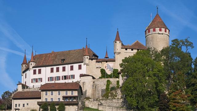 Le Château de Lucens, dans le Canton de Vaud. [AFP - BLANCHOT Philippe / hemis.fr / Hemis]