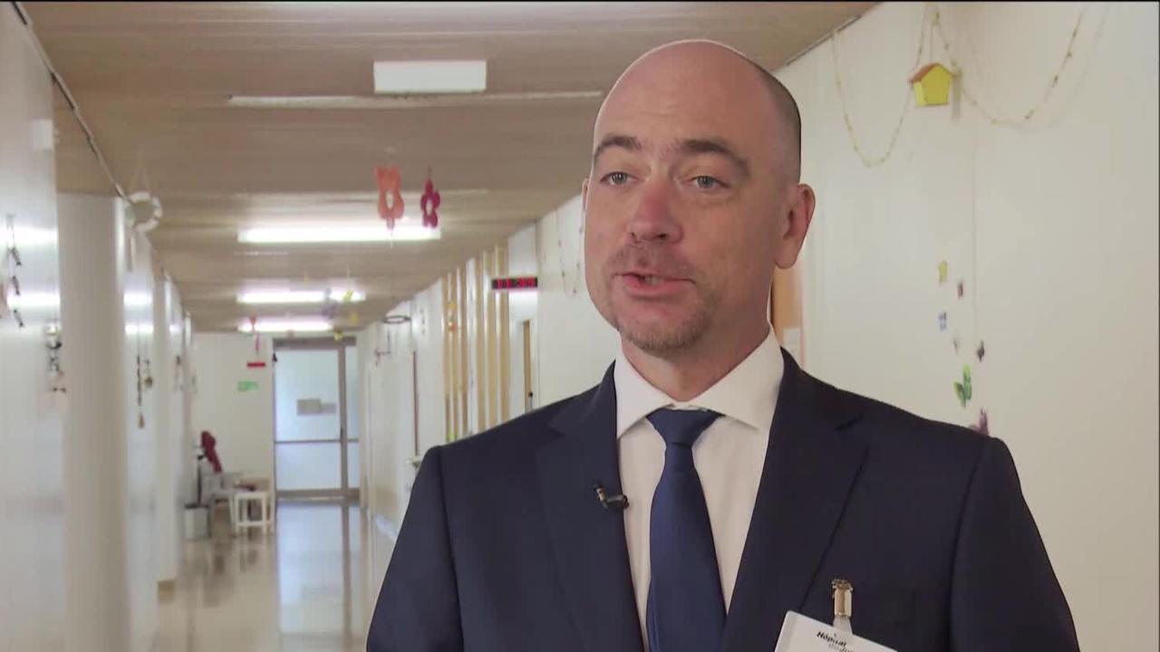Thierry Charmillot directeur général Hôpital du Jura. [RTS]