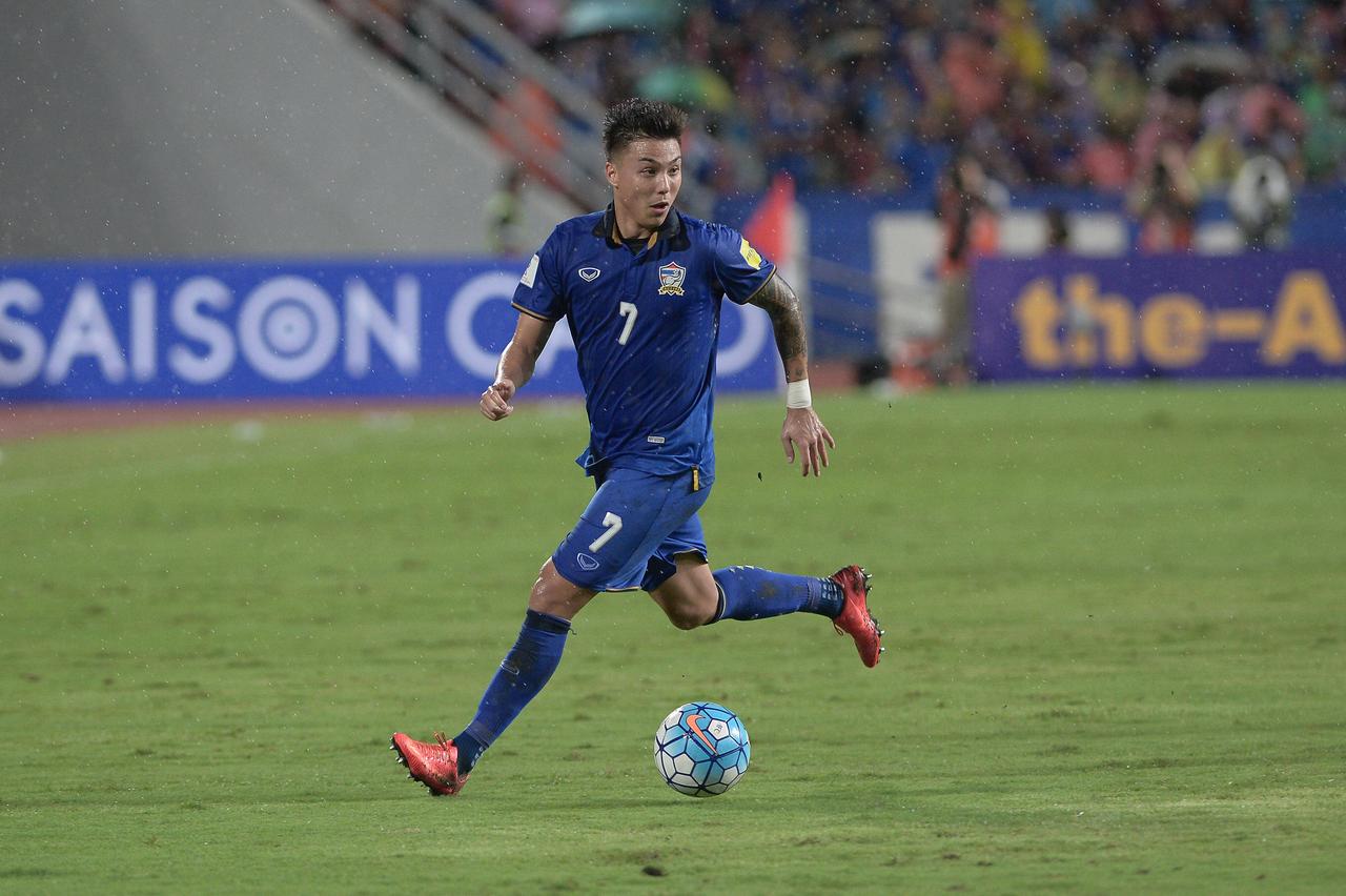 Charyl Chappuis, ici sous le maillot de l'équipe nationale de Thaïlande. [imago/ZUMA Press - imago sportfotodienst]