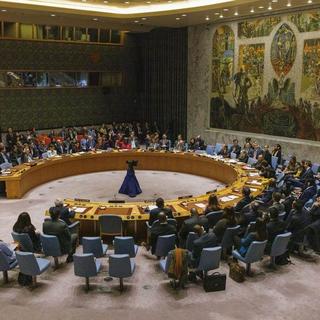 Le Conseil de sécurité de l'ONU se prononcera à nouveau samedi sur un cessez-le-feu immédiat à Gaza. [Keystone]