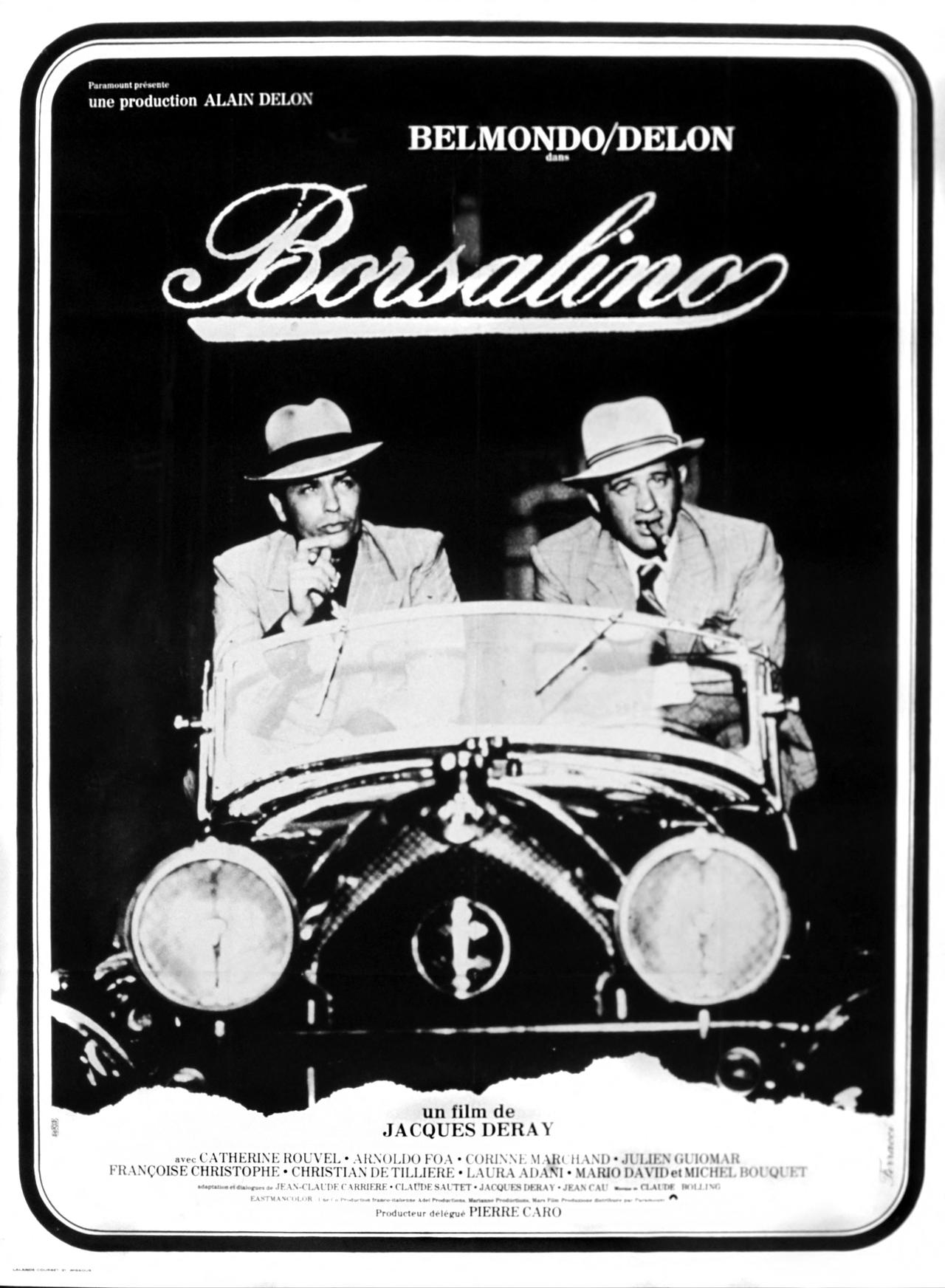 L'affiche de "Borsalino". [Collection ChristopheL via AFP - ADEL PRODUCTIONS / MARIANNE PROD]