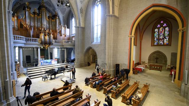 L’Eglise Saint-François à Lausanne. [Keystone - Laurent Gillieron]