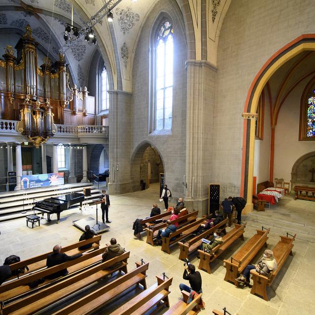 L’Eglise Saint-François à Lausanne. [Keystone - Laurent Gillieron]