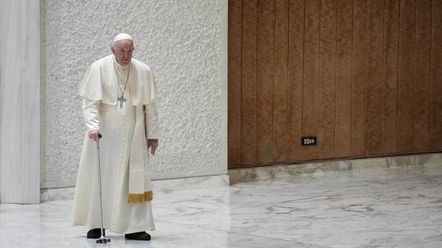 Le pape François, ici le 10 octobre 2022. [Keystone - AP Photo/Andrew Medichini]