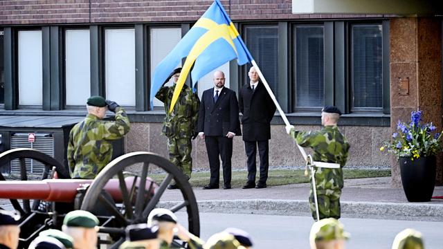 La Suède est devenue officiellement membre de l'OTAN. [Keystone - EPA/Jessica Gow Sweden Out]