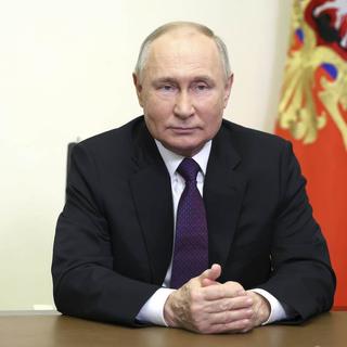 Le président russe Vladimir Poutine. [Keystone - Alexander Kazakov]