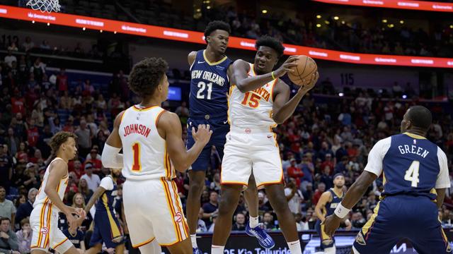 Capela (no 15) a inscrit 8 points face à la Nouvelle-Orléans. [KEYSTONE - MATTHEW HINTON]