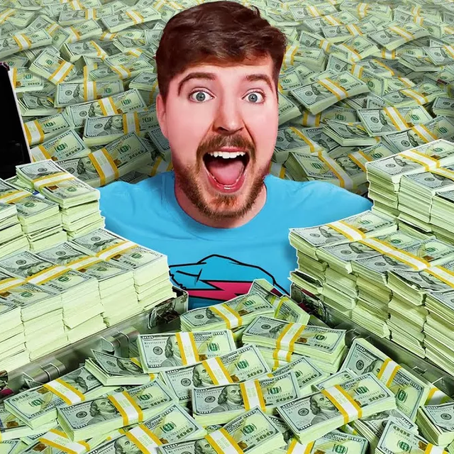 Le YouTubeur Mr Beast a bâti son succès sur des vidéos où il met en scène des dons d'argent. [MrBeast/YouTube]