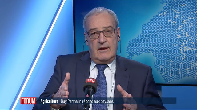 Le conseiller fédéral Guy Parmelin. [RTS]