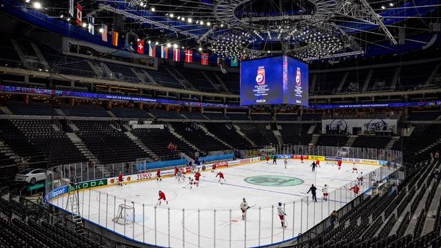 Prague accueille les mondiaux de hockey sur glace. [EPA/Keystone - MARTIN DIVISEK]