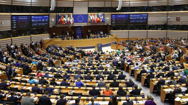 Le Parlement européen adopte la réforme de la politique migratoire. [KEYSTONE - OLIVIER HOSLET]