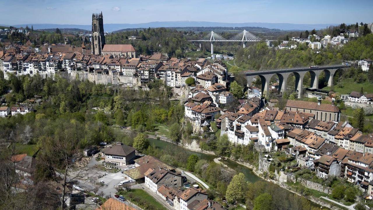 La Ville de Fribourg se dote d'un plan d'aménagement ambitieux. [Keystone - Laurent Gillieron]