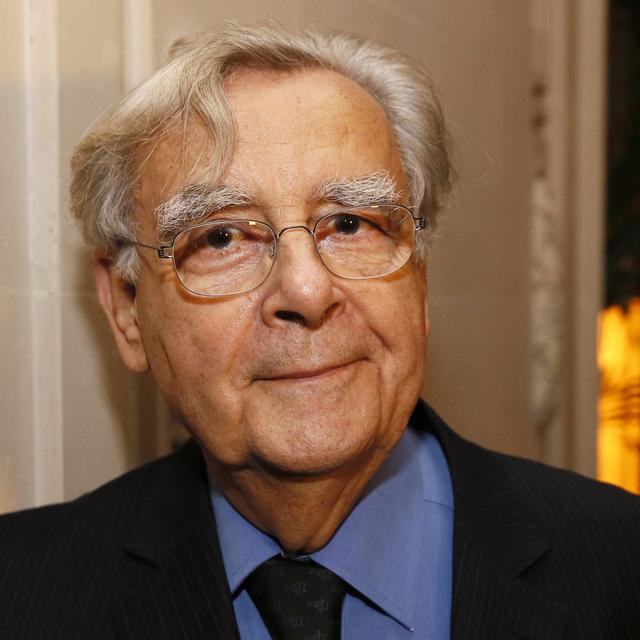 L'écrivain et journaliste Bernard Pivot en 2013 à Paris. [AFP - PATRICK KOVARIK]
