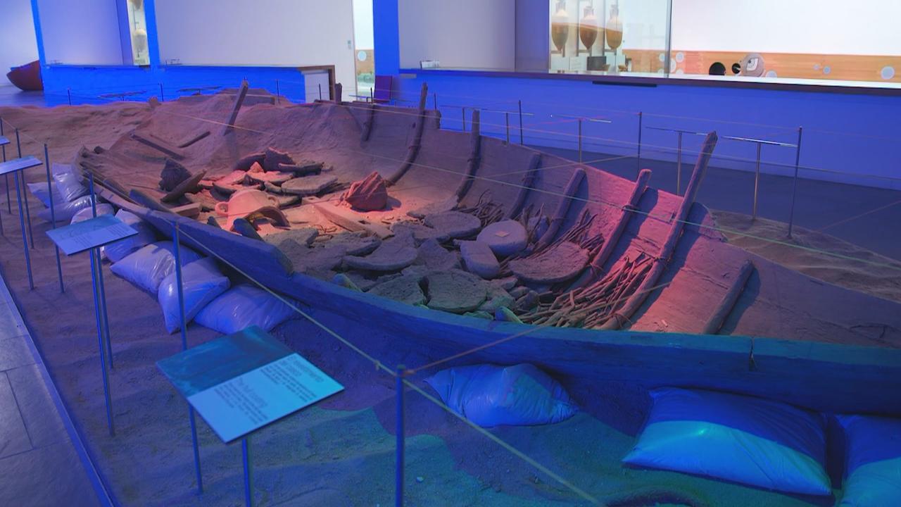 Une réplique du Mazarron II est exposée au Musée national d’archéologie sous-marine ARQVA, à Carthagène. [RTS]