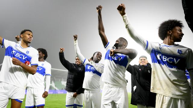 Football: Lausanne l’emporte 1-0 face à Servette. [Keystone - Laurent Gillieron]