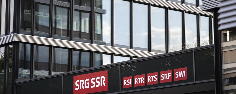 Le siège de la SRG SSR à Bienne. [Keystone - Anthony Anex]