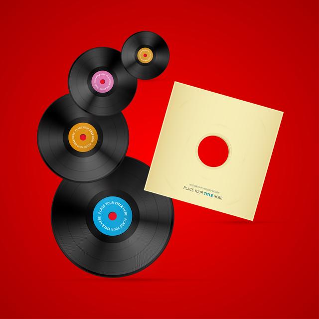Vinyl Record Disques. [Depositphotos - ©Mejn]