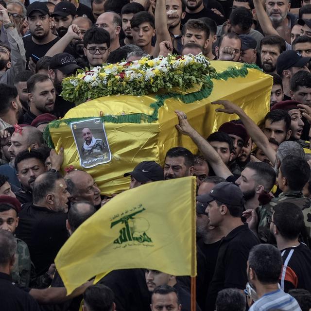 Les deux attaques contre le Hezbollah font craindre une guerre à grande échelle. [AP Photo/KEYSTONE - Bilal Hussein]