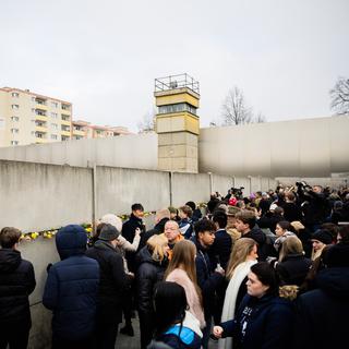 Les festivités se tiendront tout le week-end pour commémorer la chute du Mur de Berlin. [Keystone - Christoph Soeder - DPA]