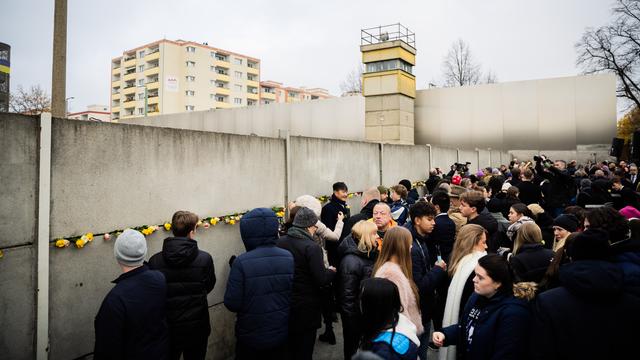 Les festivités se tiendront tout le week-end pour commémorer la chute du Mur de Berlin. [Keystone - Christoph Soeder - DPA]