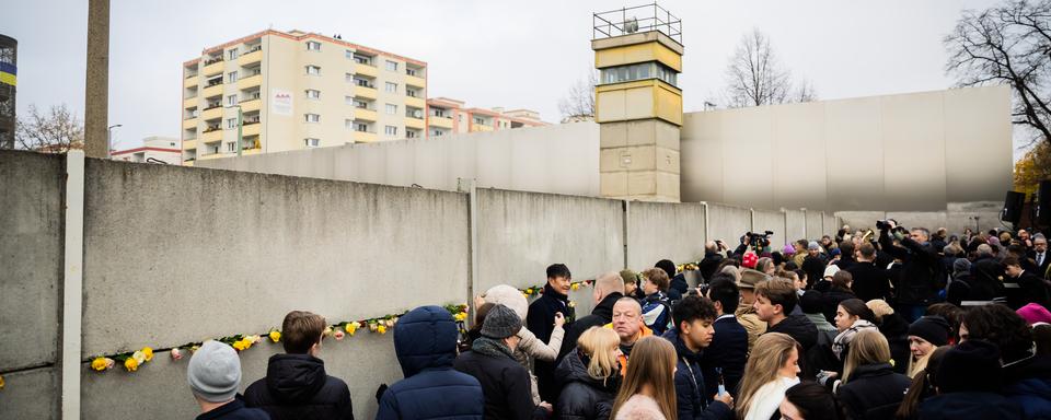 Les festivités se tiendront tout le week-end pour commémorer la chute du Mur de Berlin. [Keystone - Christoph Soeder - DPA]