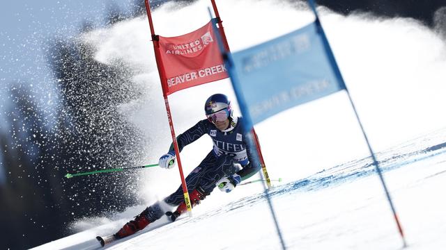 Le skieur brésilien Lucas Braathen est arrivée deuxième au slalom géant de la Coupe du monde qui s'est tenu à Beaver Creek (USA). [AFP - Gabriele Facciotti]