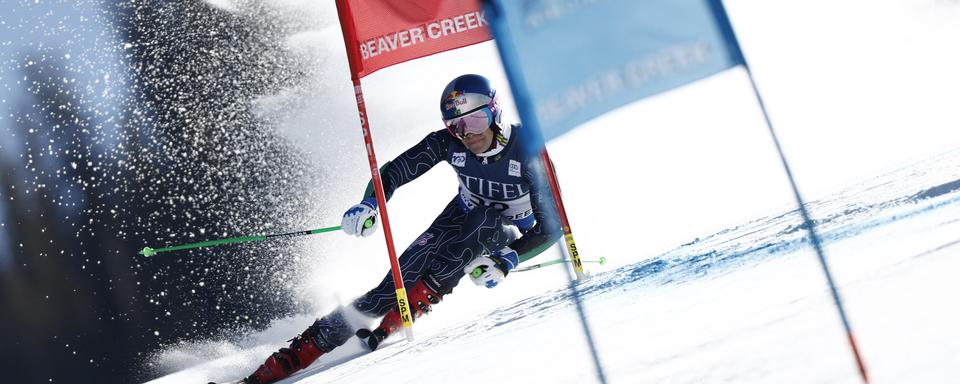 Le skieur brésilien Lucas Braathen est arrivée deuxième au slalom géant de la Coupe du monde qui s'est tenu à Beaver Creek (USA). [AFP - Gabriele Facciotti]