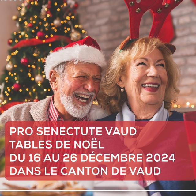 Avec ses Tables de Noël, Pro Senectute Vaud propose aux seniors de partager un repas dans une ambiance familiale et festive chez des volontaires de leur région. [vd.prosenectute.ch]