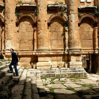 Le temple de Bacchus à Baalbek au Liban. Le site est inscrit au patrimoine de l'UNESCO. [KEYSTONE/EPA - Norbert Schiller]