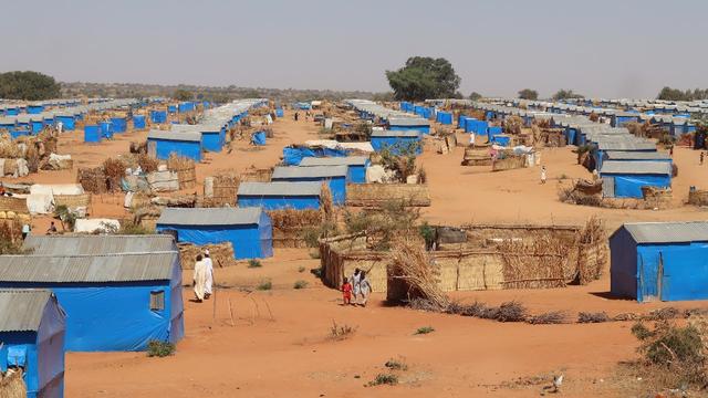 Un camp de réfugiés soudanais (image d'illustration). [AFP - DENIS SASSOU GUEIPEUR]