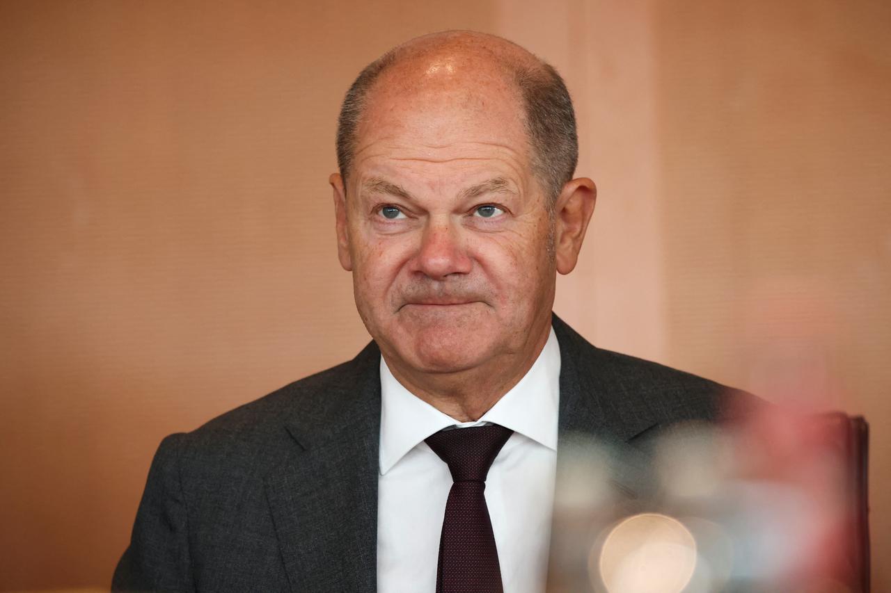 Le chancelier allemand Olaf Scholz assiste à la réunion du cabinet à la Chancellerie à Berlin, le 18 septembre 2024 (image d'illustration). [REUTERS - Liesa Johannssen]