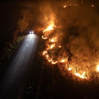 Le Brésil et sa forêt tropicale l'Amazonie sont en proie aux incendies après les sécheresses. [Keystone/EPA - Isaac Fontana]