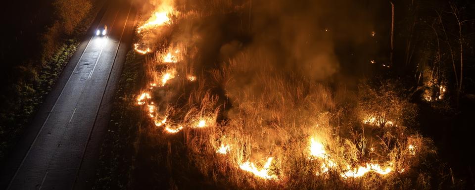 Le Brésil et sa forêt tropicale l'Amazonie sont en proie aux incendies après les sécheresses. [Keystone/EPA - Isaac Fontana]