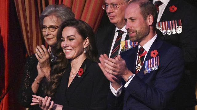 La princesse Kate a participé à son premier événement royal d'importance depuis la fin de la chimiothérapie qu'elle suivait pour traiter son cancer. [Keystone - Chris J. Ratcliffe - Pool Photo via AP]