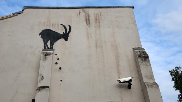 Des oeuvres de Banksy sont apparues à Londres. [Keystone/EPA - Andy Rain]