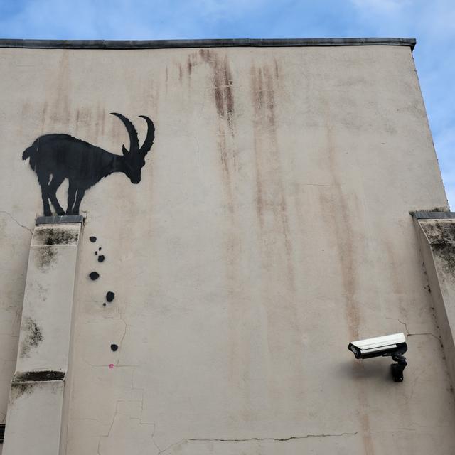 Des oeuvres de Banksy sont apparues à Londres. [Keystone/EPA - Andy Rain]