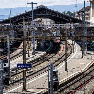 Le Canton de Vaud veut relier Lausanne à Berne en 45 minutes via un nouveau tracé. [Keystone]