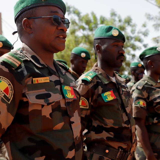 Des soldats maliens lors d'une journée de formation pour combattre les djihadistes, dans le camp de Sevare, région de Mopti, au Mali le 25 mars 2021 (image d'illustration). [reuters - Paul Lorerie]