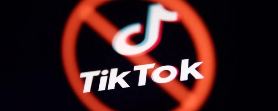 Bannissement de l'application TikTok. [AFP - ©Jakub Porzycki / NurPhoto]