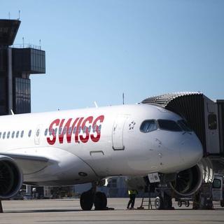Pilotes de Swiss préoccupés concernant les vols pour Israël. [Keystone]