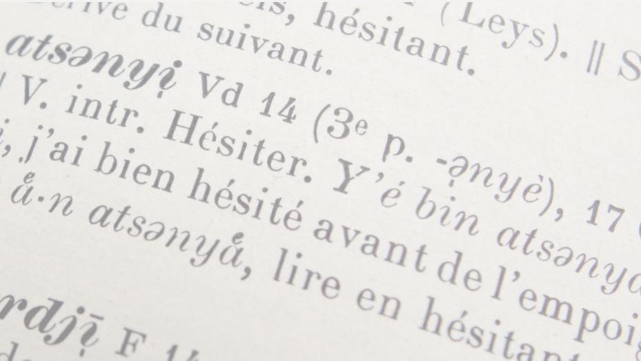 Le Glossaire des patois fête ses 125 ans et atteint la lettre "J" [GPSR unine - Capture d'écran]