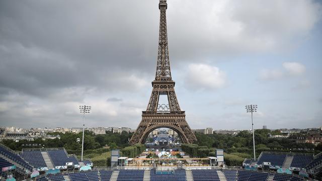 Les Jeux de Paris débutent officiellement vendredi. [Keystone - Christophe Petit Tesson]