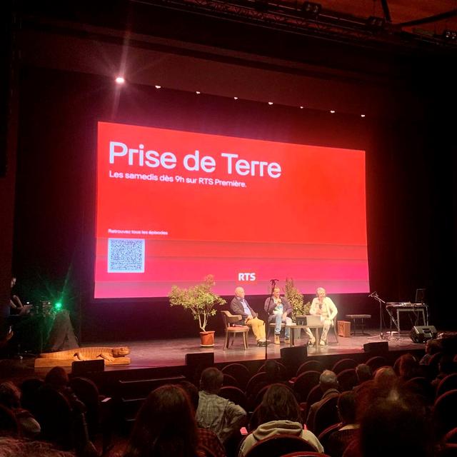 Prise de terre en direct en public depuis le 22ème festival Salamandre, Théâtre de Beausobre, Morges, le 26 octobre de 9h à 10h. [RTS - Prise de Terre]