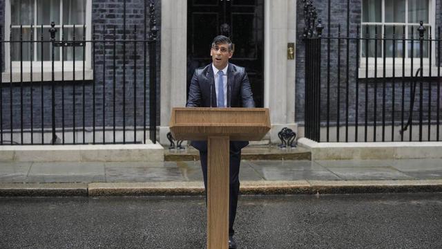 Le Premier ministre britannique Rishi Sunak a annoncé la tenue de législatives le 4 juillet. [Keystone]