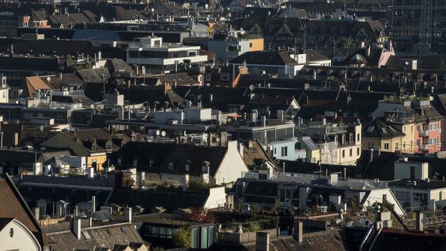 Les prix de l'immobilier ont bondi à Zurich ces dernières années. [Keystone - Ennio Leanza]