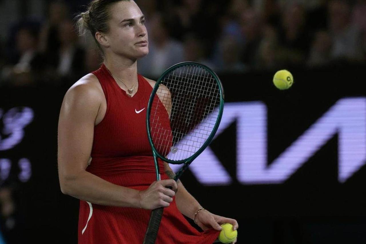 Aryna Sabalenka a eu la douleur de perdre son compagnon. [Keystone]