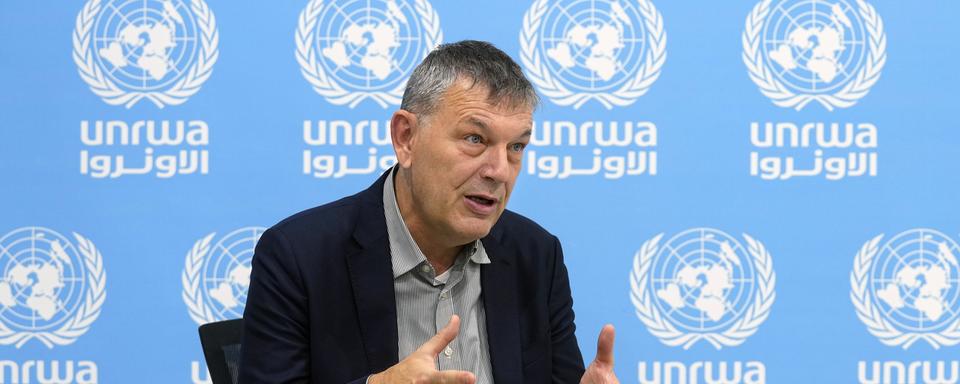 Pour Israël, Philippe Lazzarini, le directeur de l'UNRWA, devrait démissionner à cause d'une probable collaboration entre l'agence onusienne et le Hamas (image d'illustration). [Bilal Hussein - AP Photo / Keystone]