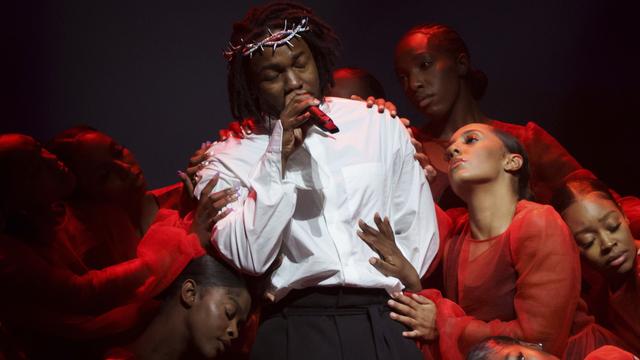 L'artiste de rap afro-américain Kendrick Lamar. [Keystone/AP Photo - Scott Garfitt]