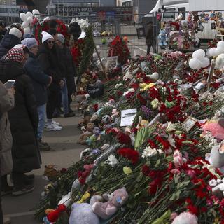L'Etat islamique du Khorassan a revendiqué l'attentat sanglant à Moscou le 22 mars dernier. [Keystone - EPA/Sergei Ilnitsky]
