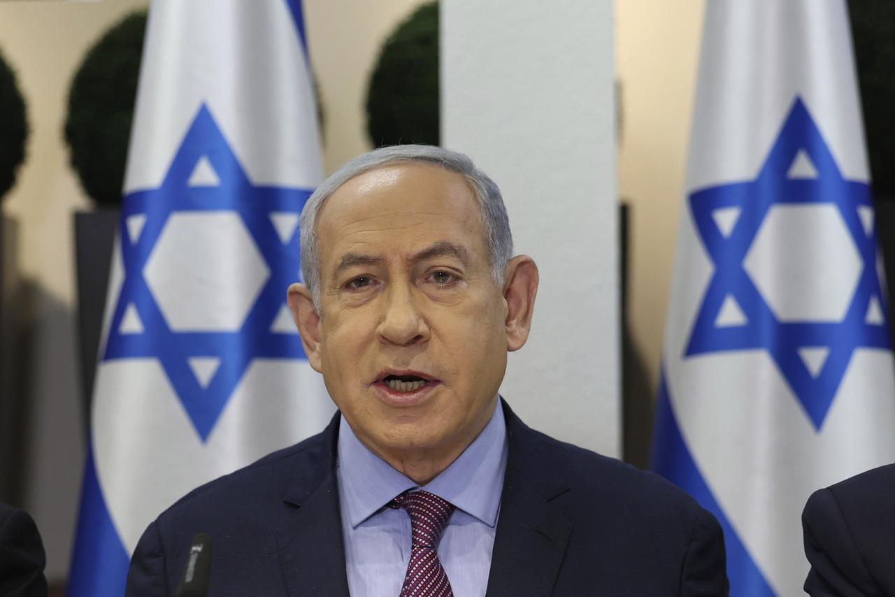 Le Premier ministre israélien Benjamin Netanyahu. [KEYSTONE - ABIR SULTAN]